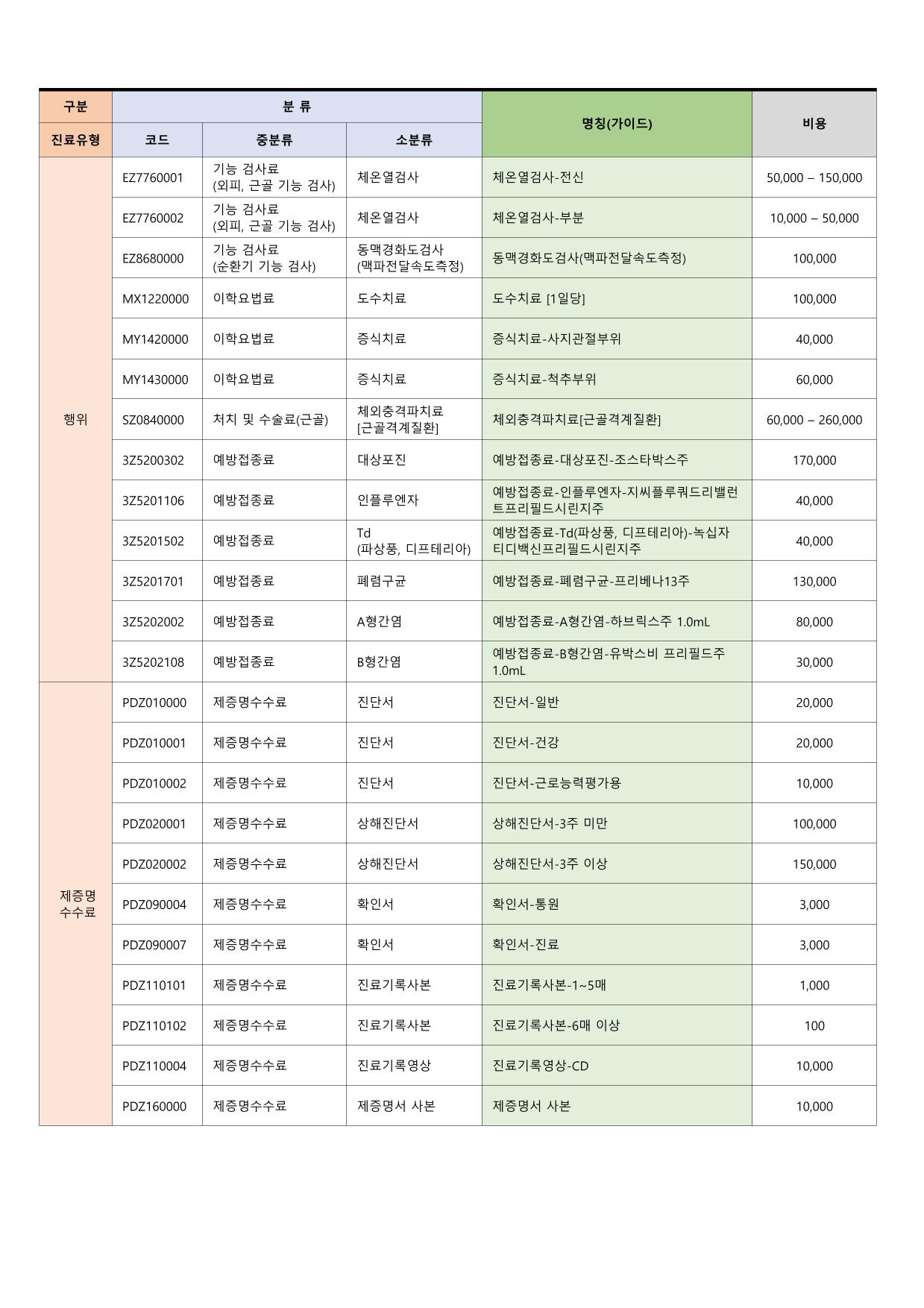 비급여항목 240614